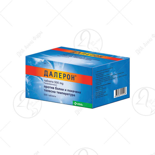 KRKA ДАЛЕРОН таблети таблета, 500 mg х 10 таблети