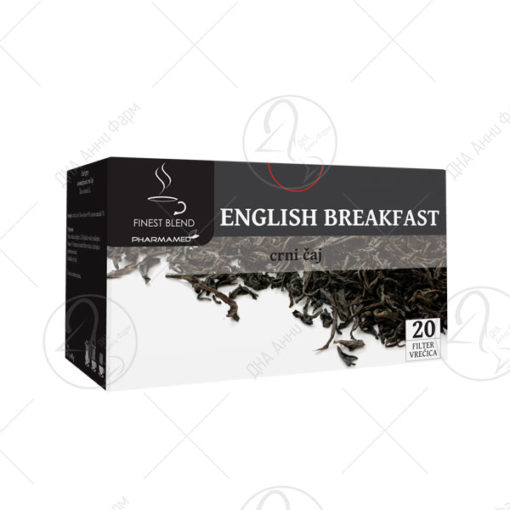 Pharmamed English breakfast филтер чај 20 x 2 g