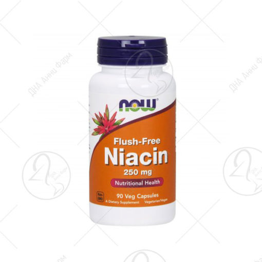 Flush Free Niacin 250 mg / 90 капсули