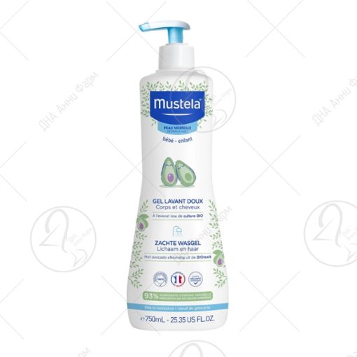 Mustela - Нежен гел за капење - 750ml