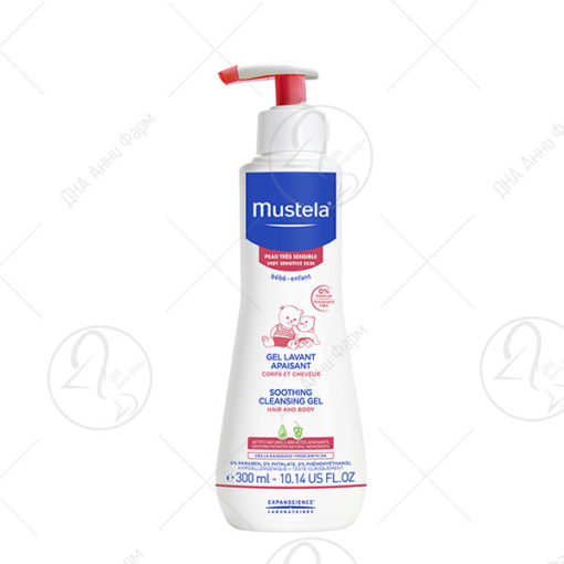 Mustela - Смирувачки гел за капење