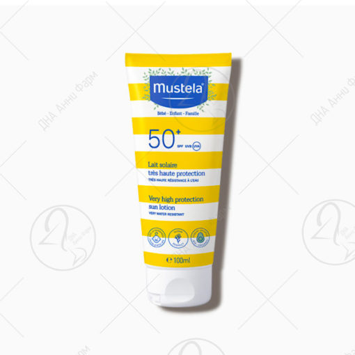 Mustela - Лосион за сончање со висок заштитен фактор SPF 50+ 100 ml