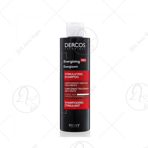VICHY DERCOS Aminexil Men енергетски стимулирачки шампон