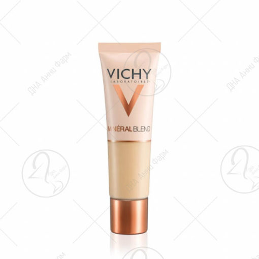 VICHY MINÉRALBLEND пудра - Хидратантна пудра за постојан, свеж и рамномерен тен, нијанса 01 Clay, 30 ml
