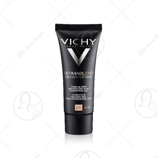 VICHY DERMABLEND 3D КОРЕКЦИЈА  Корективна пудра, постојана до 16 часа SPF 25 -  нијанса 25 30 ml