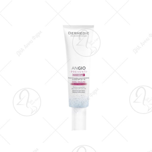 ANGIO PREVENTI NANO VIT E Redness correcting day cream SPF 20 + IR, 40gr