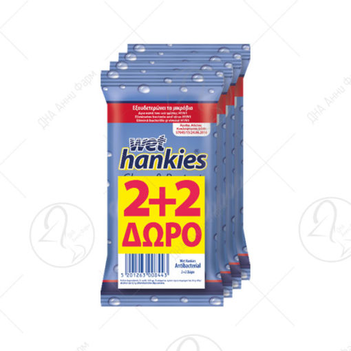 WET HANKIES Антисептик 2+2 /15