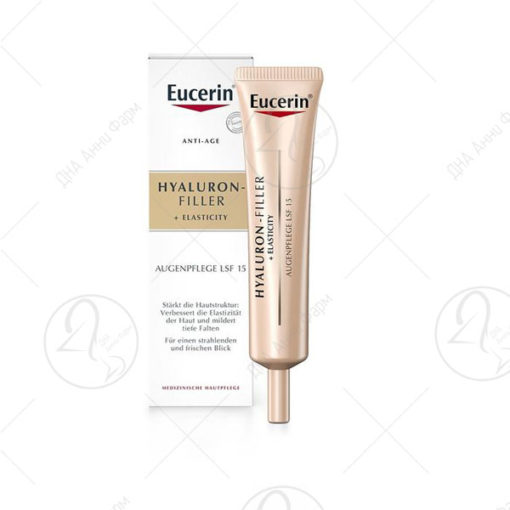 Eucerin Hyaluron-Filler + Elasticity Крем за околу очи SPF 15 15ml