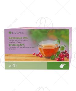 LIVSANE ЧАЈ БРУСНИЦА 30% X 20 ФИЛТЕР