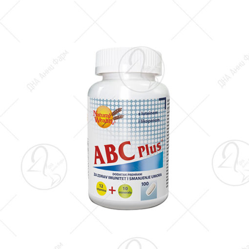 NATURAL WEALTH ABC-plus/100 таблети