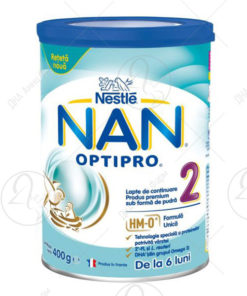 NESTLE NAN 2 OPTIPRO млечна формула за доенчиња од 6-12 месеци 400g