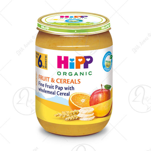 HIPP 4800/342 ИНТЕГРАЛНИ ЖИТАРИЦИ СО МЕШАНО ОВОШЈЕ каша 190 g