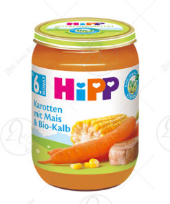 HIPP 6280 МОРКОВ СО ПЧЕНКА И ТЕЛЕШКО каша 190 g