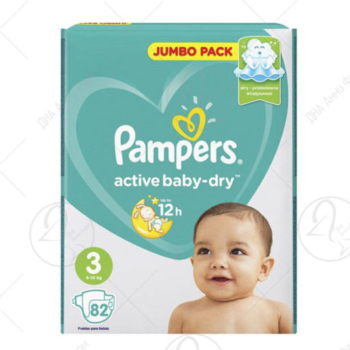 PAMPERS 3 ПЕЛЕНИ 6-10kg/82