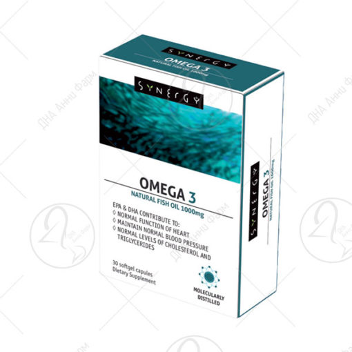SYNERGY ОМЕГА 3 од ленено семе 60 x 1000mg