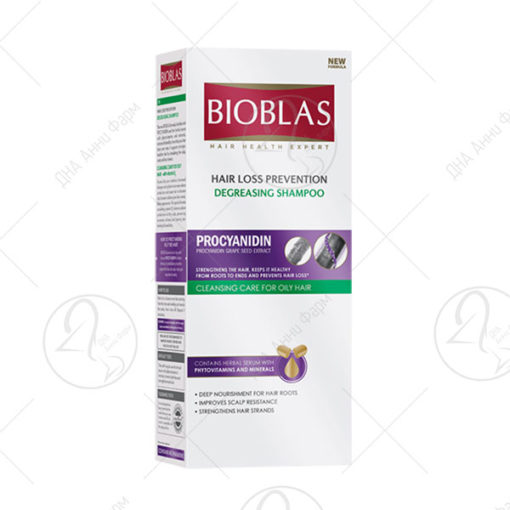 BIOBLAS ПРОЦИЈАНИД шампон за масна коса 360ml