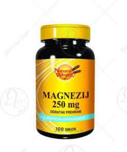 NATURAL WEALTH MAGNEZIUM/100 x 250mg таблети