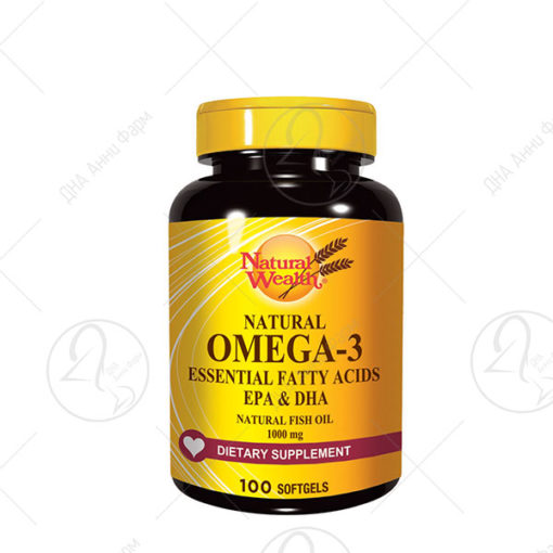 NATURAL WEALTH OMEGA-3/100 x 1000mg капсули