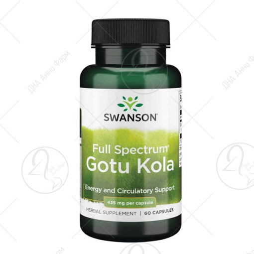 Swanson Premium Full Spectrum Gotu Kola 435 mg/60 капсули