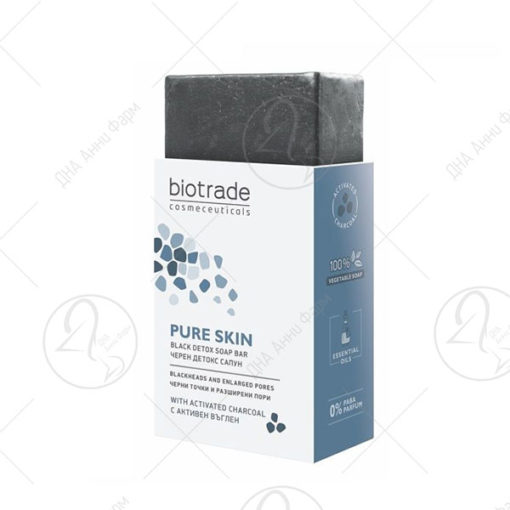 BIOTRADE Pure skin сапун со активен јаглен 100 грама
