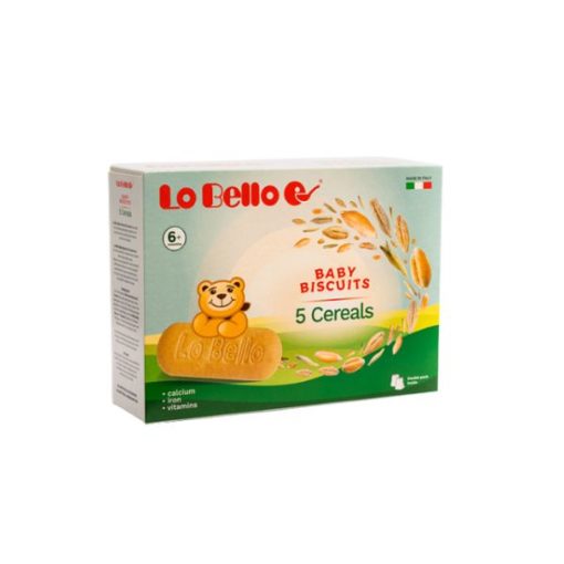 LO BELLO Baby biscuits 5 Cereal 6m+