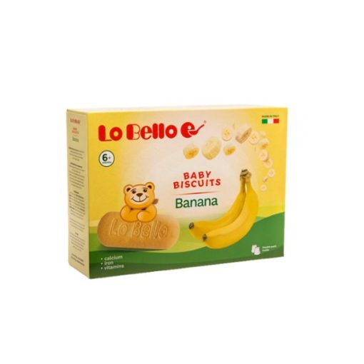 LO BELLO Baby biscuits Banana 6m+