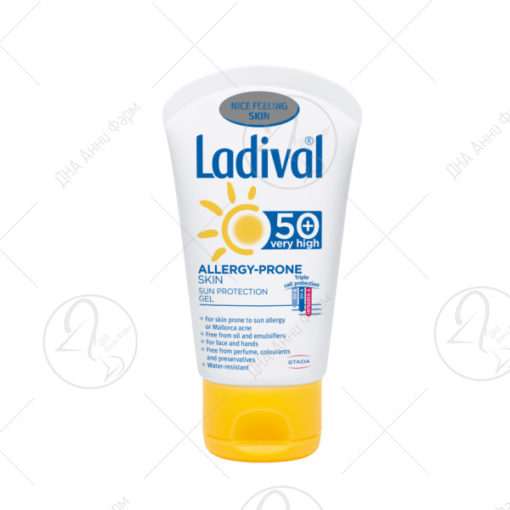 LADIVAL ALLERG GEL ZA LICE 50+ SPF 50ml