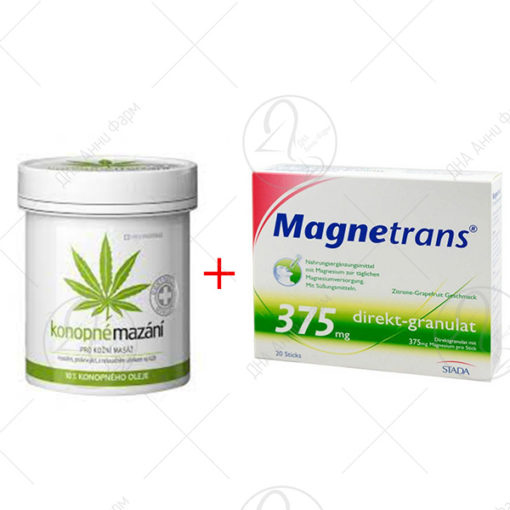 СЕТ КОНОП КРЕМA зелена 250ml + МАГНЕТРАНС/20кеси