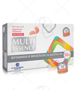 АЛКАЛОИД MULTI ESSENCE Витамини и Минерали за возрасни - 50+ години, 30 таблети