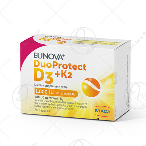 EUNOVA DUO 1000 IU PROTECT  D3+K2
