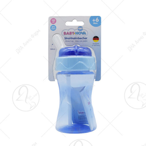 BEBI NOVA 34120 чаша со силиконска сламка