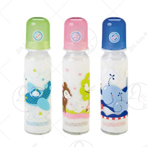 BEBI NOVA 43705 декорирано стаклено шише 250ml