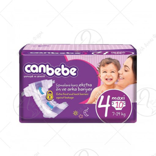 CANBEBE 4/ 7-14kg /10 пелени