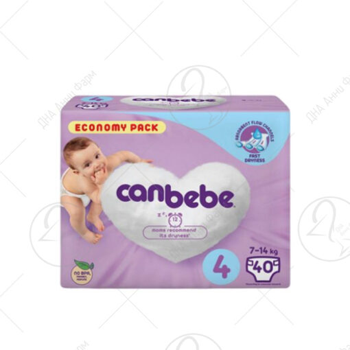 CANBEBE 4/ 7-14 kg/ 40 пелени