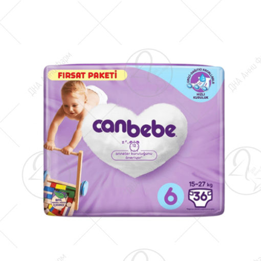 CANBEBE 6/ 16+ kg /36 пелени