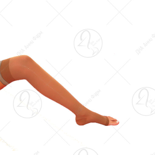 Еластични чорапи надколени со отвор на прсти  30-40mmHg  XXL/XL/L/M/S