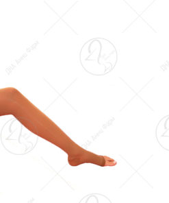 Еластични чорапи надколени со отвор на прсти и силикон 25-35mmHg – XXL/XL/L/M/S
