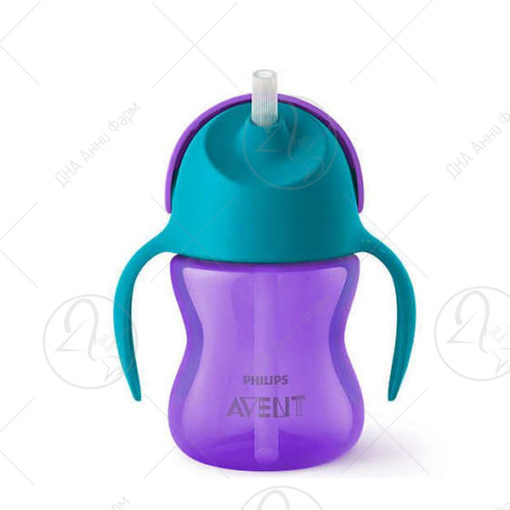 AVENT Чаша со цевка НОВА 200мл женска 9 + месеци