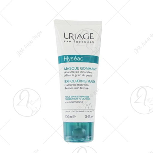 URIAGE HYSEAC 2vo1пилинг-маска 100ml