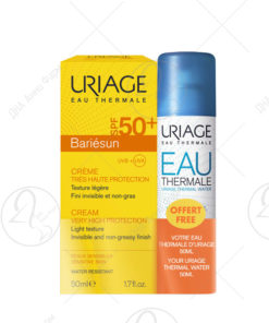 URIAGE сет Bariesun SPF50+ крем 50ml & Eau Thermale Water спреј 50ml