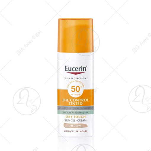 Eucerin Sun Face Oil Control Tinted SPF 50+ Medium
