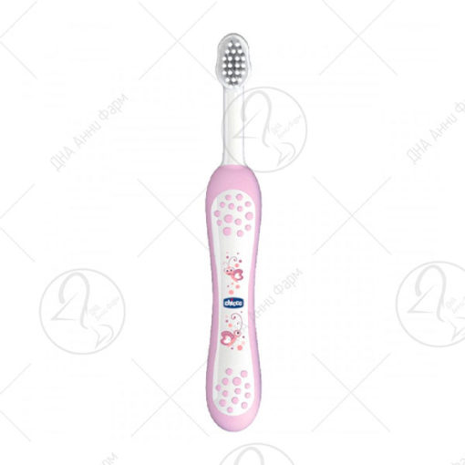 CHICCO ЧЕТКА ЗА ЗАБИ РОЗЕ 6М-36М
