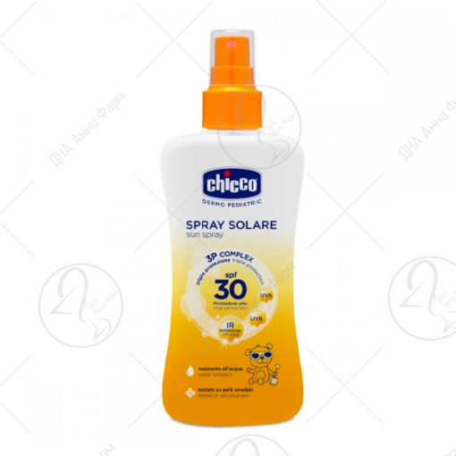 CHICCO СПРЕЈ ЗА СОНЧАЊЕ SPF30+ 150 ml