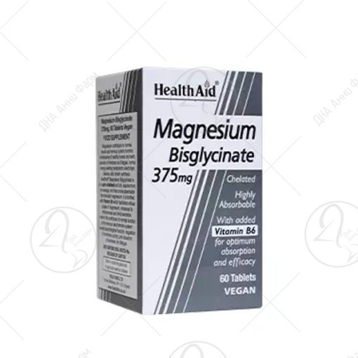 Magnesium Bisglycinate 375mg / 60 таблети