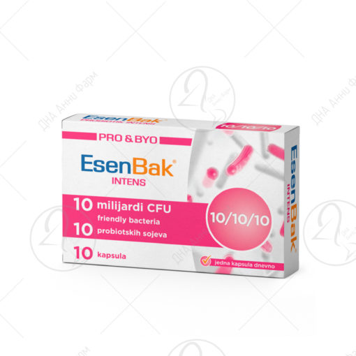 ESENBAK INTENSE Comfort пробиотик 10 капсули