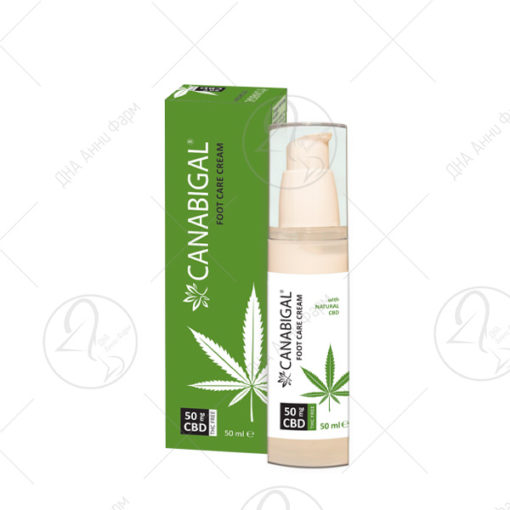 CANABIGAL® Крема за стапала  50 mg CBD/50 ml