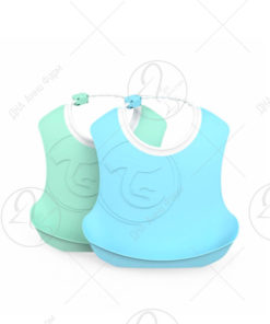 TWISTSHAKE Bib 4+m лигавче Пастелно сино - зелено