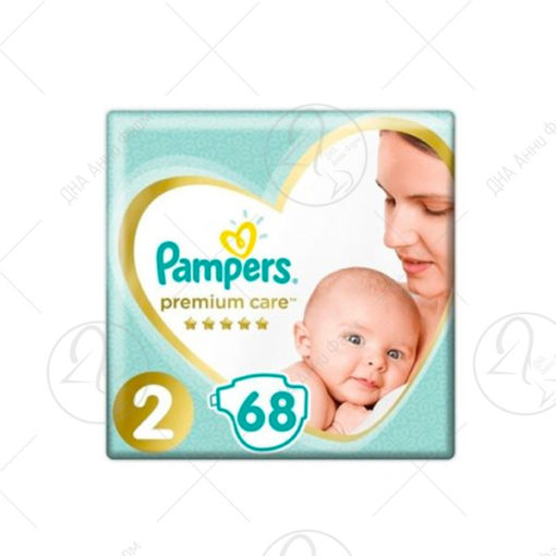 PAMPERS 2 ПЕЛЕНИ ПРЕМИУМ 4-8 kg/68