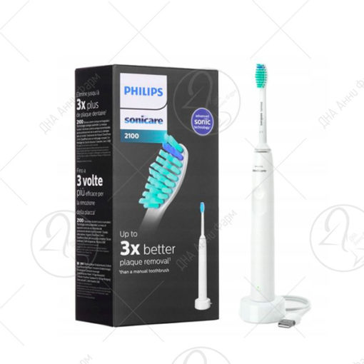 PHILIPS Sonicare Serie 2100 Бела 3651 Електрична четка