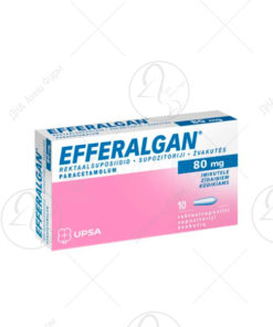 EFFERALGAN Suppositories 10x 80mg